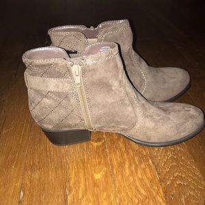 Brown Suede Ankle Boots